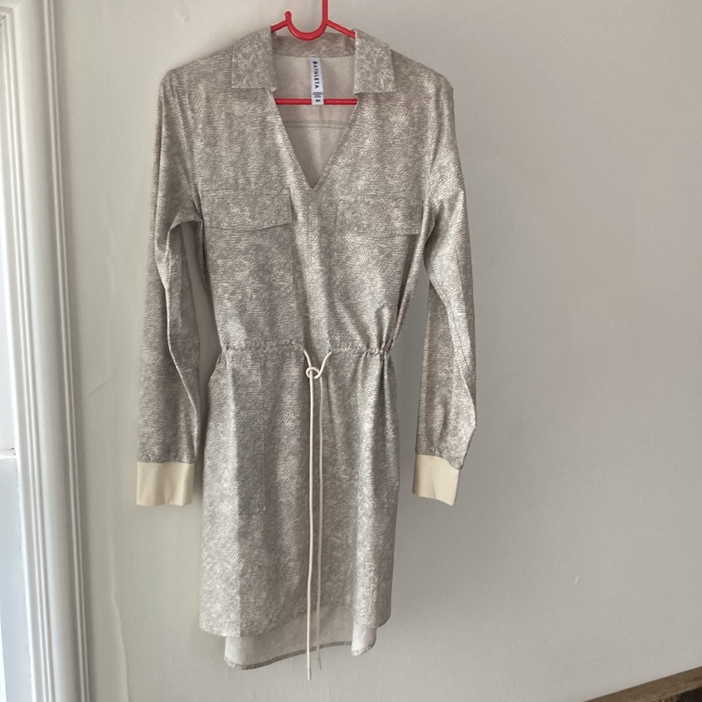 Athleta Long-Sleeve Dress with V-Neck